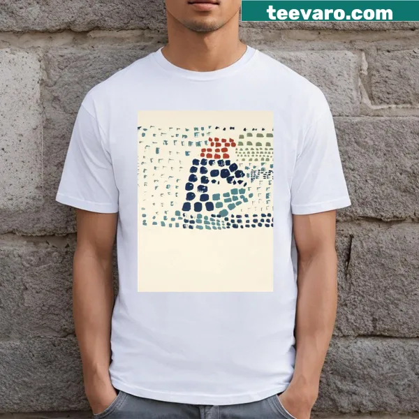 Nicolas De Stael T-shirt featuring abstract design elements