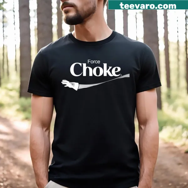 Funny retro T-shirt with a sci-fi logo parody design.