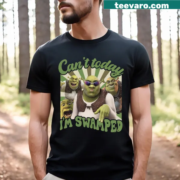 Vintage style t-shirt featuring Shrek with funny quote