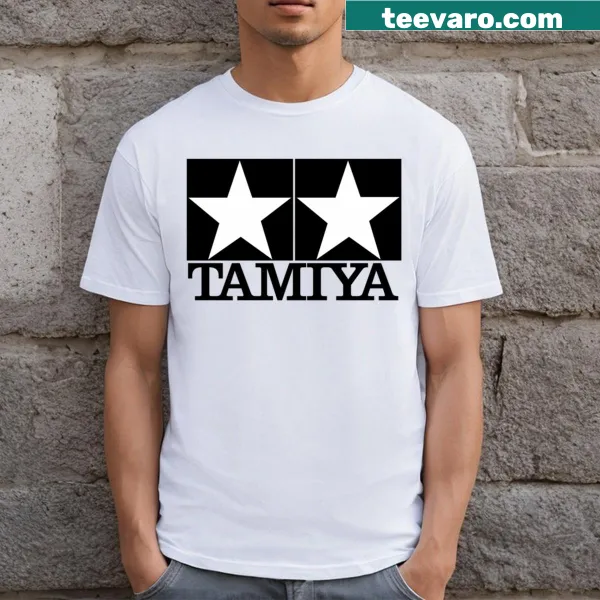 T-shirt displaying the Tamiya logo in a bold design