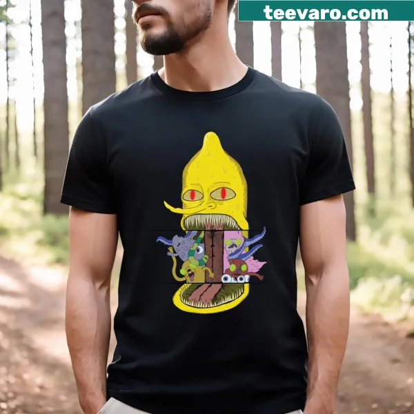 Creepy Adventure Time illustration t-shirt