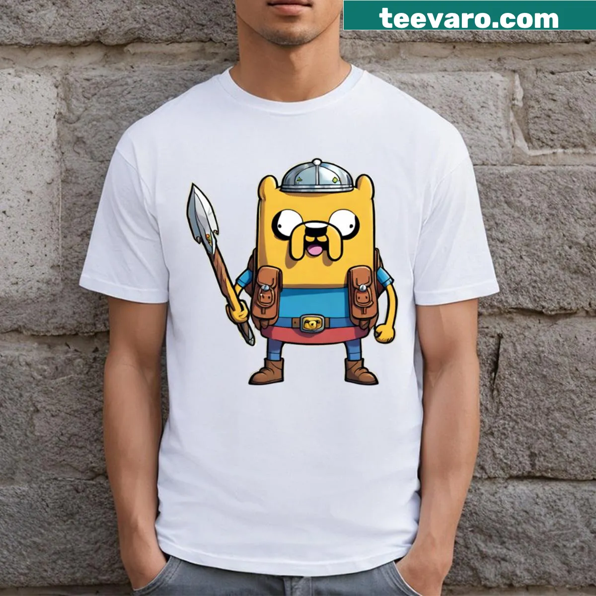Graphic of Simon from Adventure Time for a casual T-shirt — on a men's t-shirt