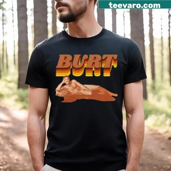Illustration of Burt Reynolds celebrating his iconic persona