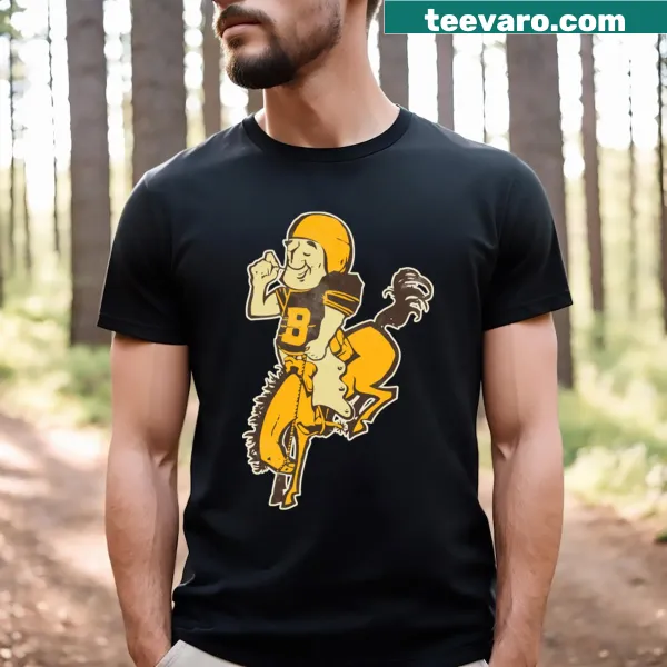 Retro t-shirt featuring Denver fan art mascot