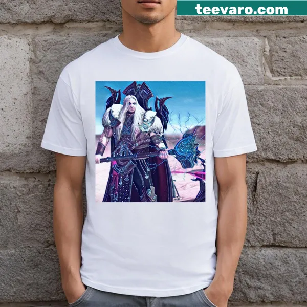 Bold gaming illustration on Guardian Of The Raid T-shirt