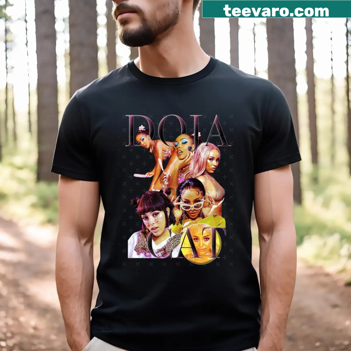 T-shirt honoring Ddojacaat's essence with meaningful text — on a men's t-shirt