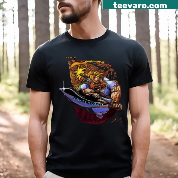 Text graphic stating 'Just A Scotsman' on a casual t-shirt