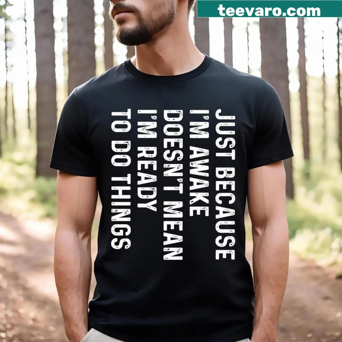 Sarcastic saying shirt for busy moms and parents — on a men's t-shirt