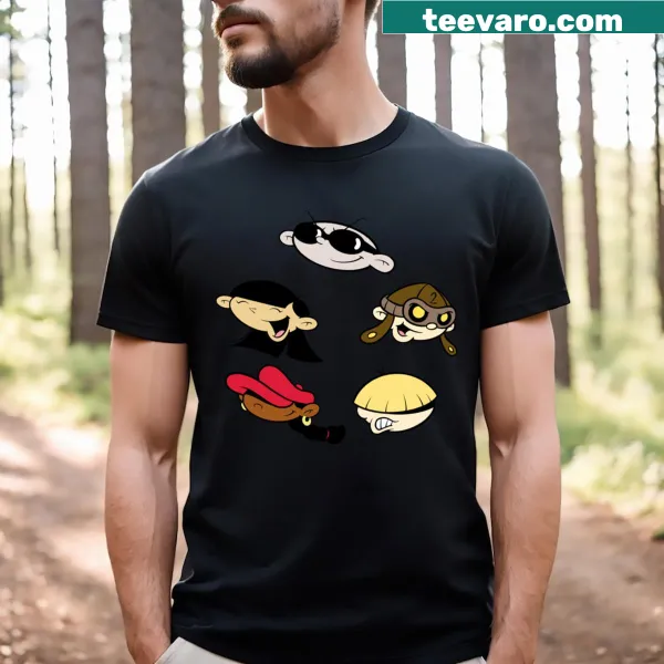 Nostalgic Knd Kids Next Door t-shirt with playful illustrations