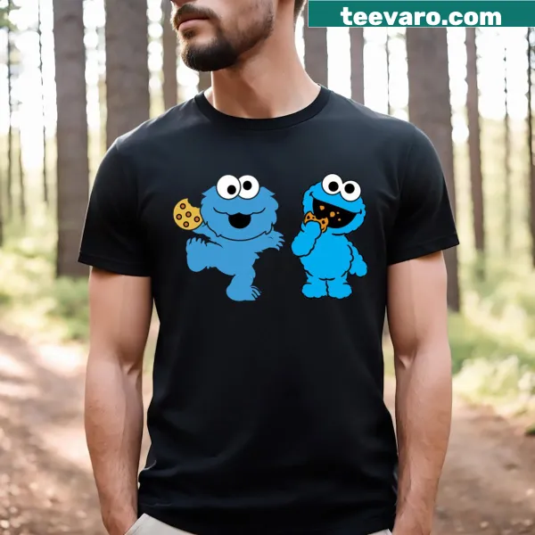 Cute cartoon monsters on a playful t-shirt design