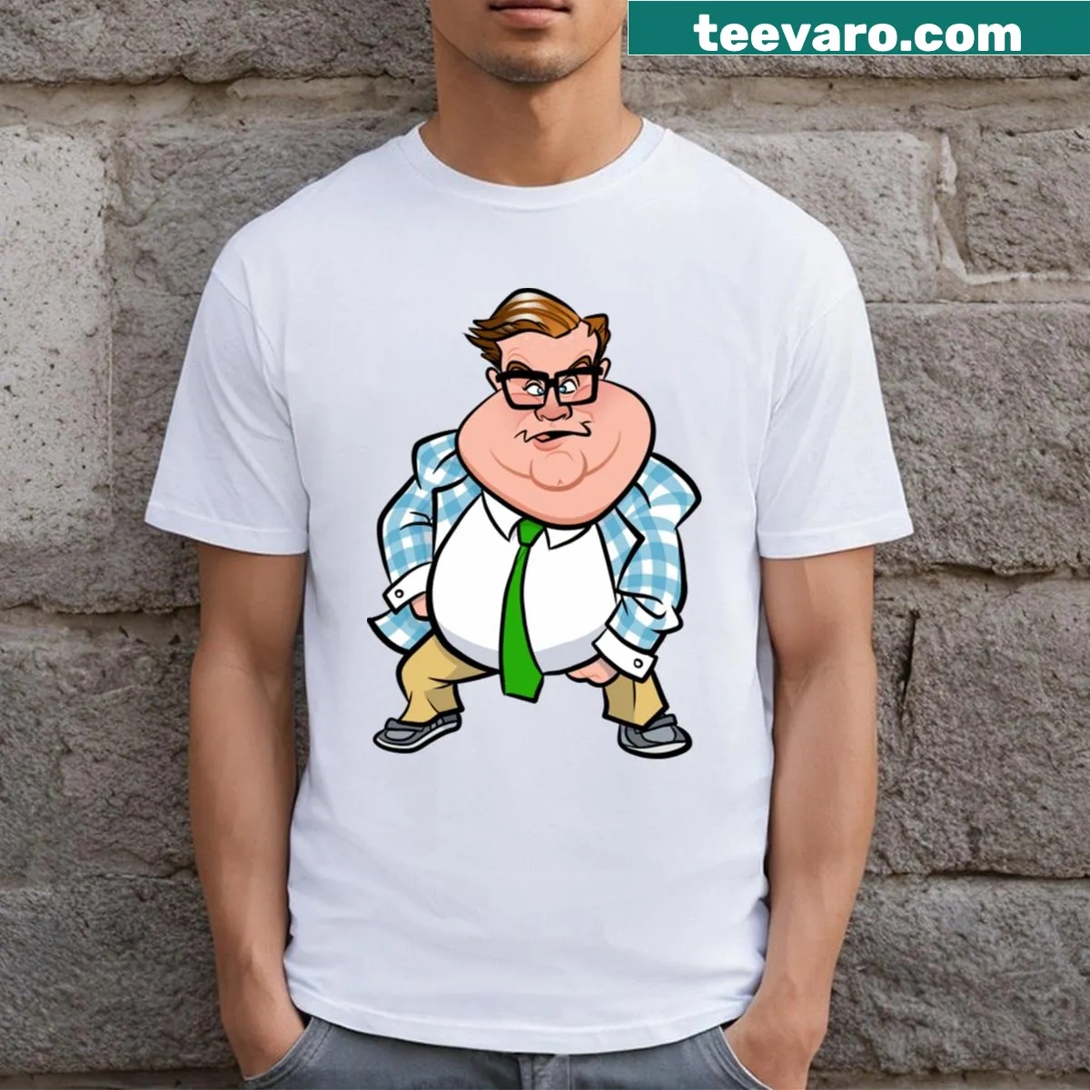 T-shirt for motivational speakers with inspirational text design — on a men's t-shirt