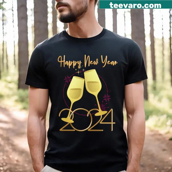 T-shirt with the phrase 'Season's Greetings' in festive typography