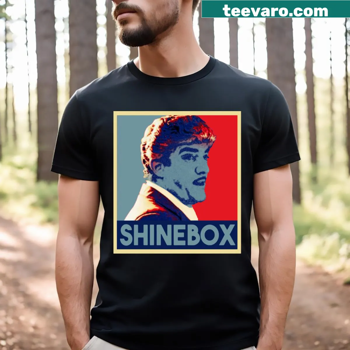 Billy Batts inspired graphic on a casual tee — on a men's t-shirt