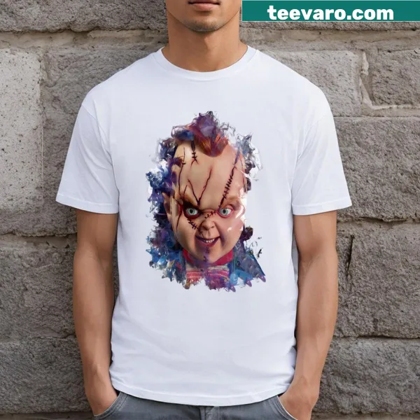Psychedelic abstract design on Chuck t-shirt