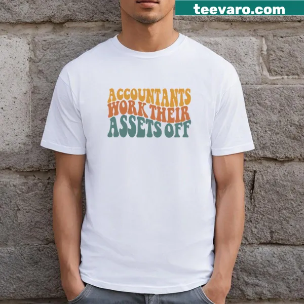Funny accountant t-shirt with humorous typography