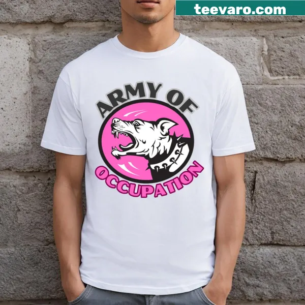 Long T-shirt featuring Army of Occupation emblem