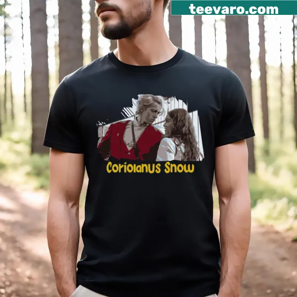 Illustration of Shakespeare's Coriolanus on a T-shirt