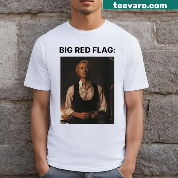 T-shirt featuring The Hunger Games flag design.