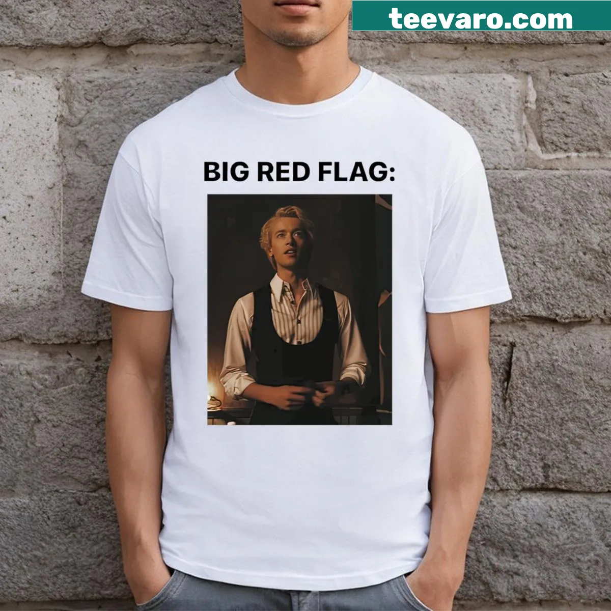 T-shirt featuring The Hunger Games flag design. — on a men's t-shirt