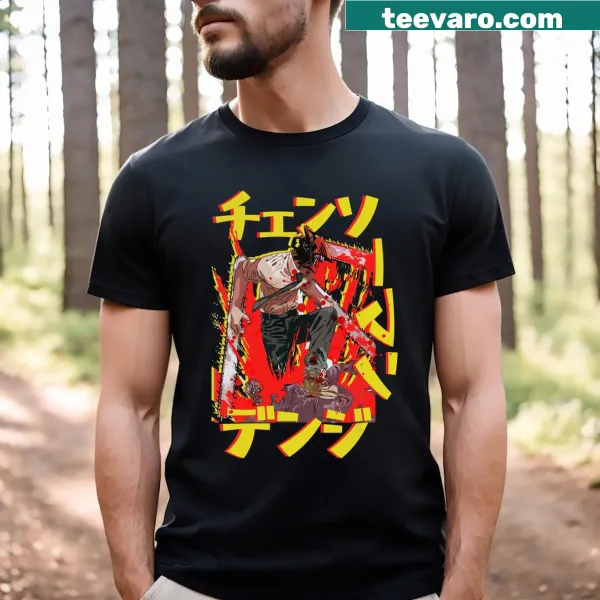 Cartoon graphic Denji t-shirt