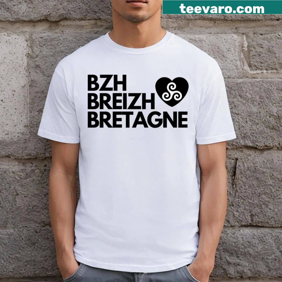 Fan art design of Brittany on a stylish T-shirt — on a men's t-shirt