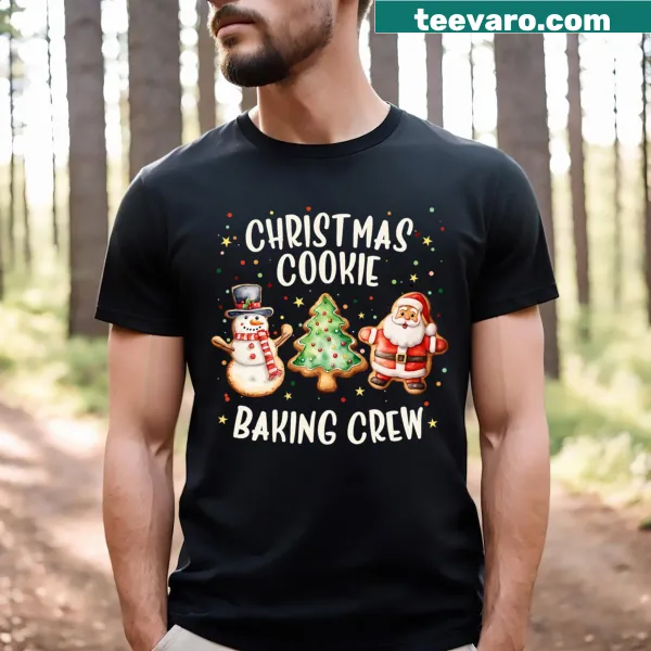 Adorable gingerbread team t-shirt for kids with baking theme