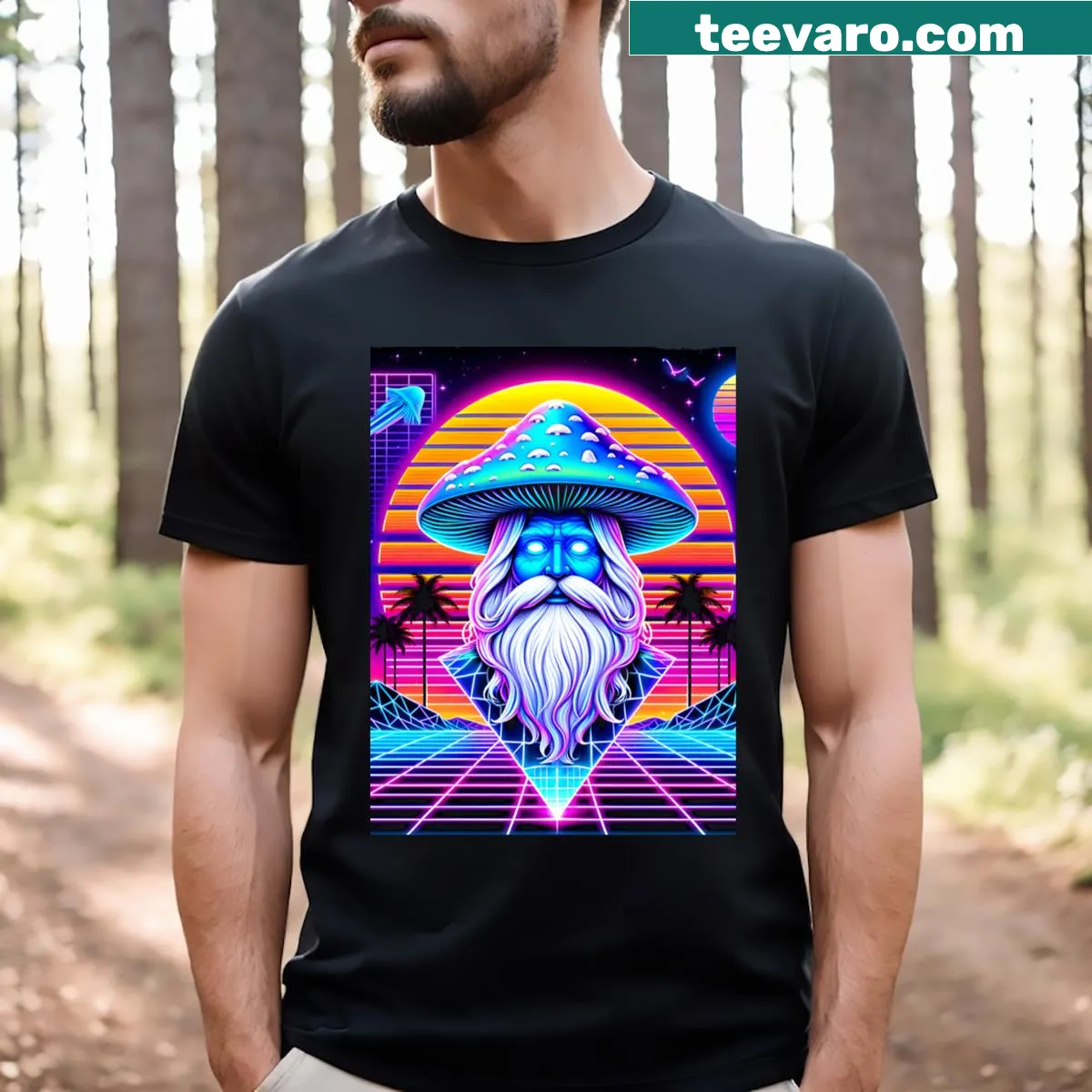 Golden Teacher Retro Arcade t-shirt featuring classic gaming design — on a men's t-shirt