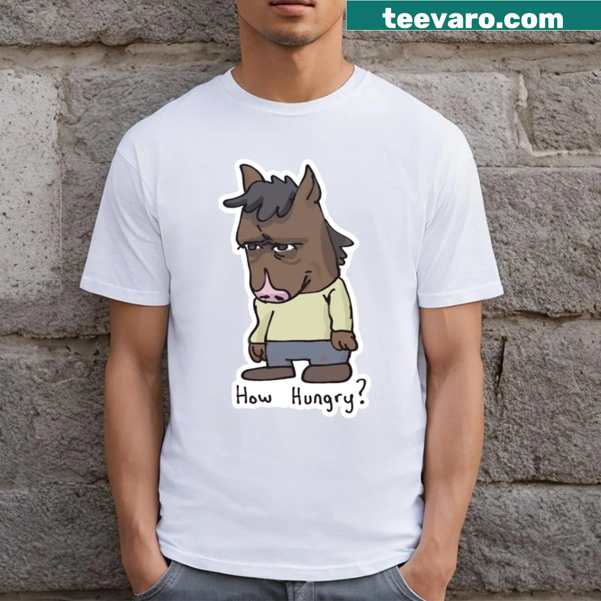 Adorable t-shirt featuring Salvester the Cat in a cartoon style — on a men's t-shirt