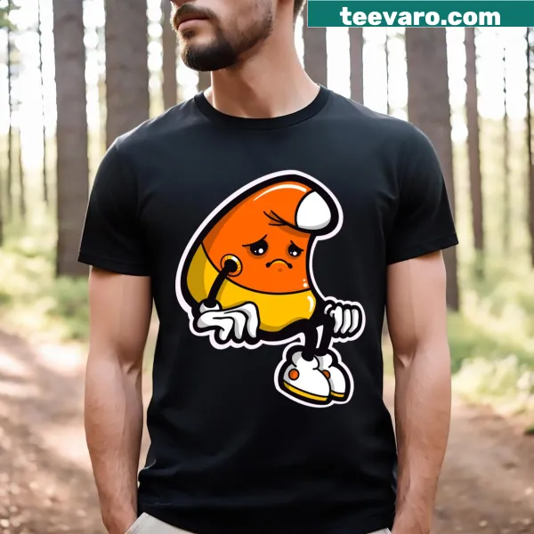 Nostalgic text t-shirt expressing missing Halloween