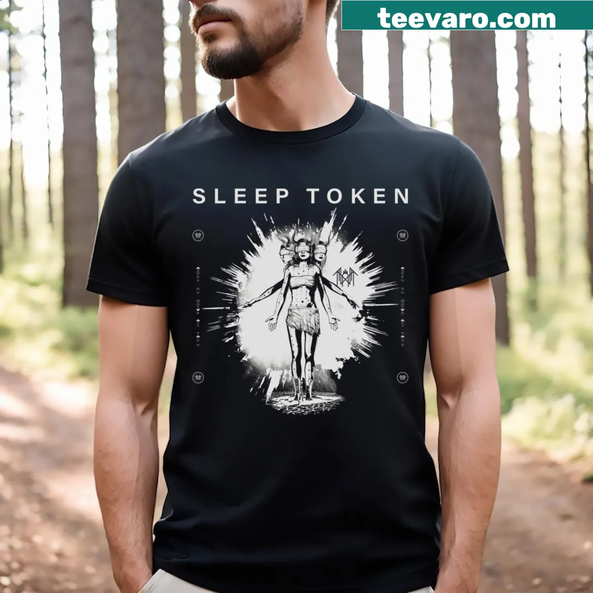 Inspirational quote T-shirt about self-discovery — on a men's t-shirt