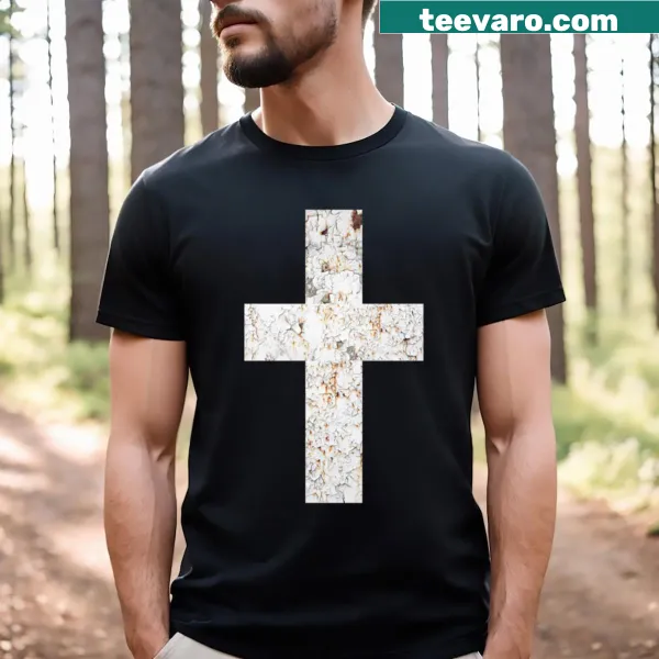 Christian t-shirt featuring a Jesus cross design