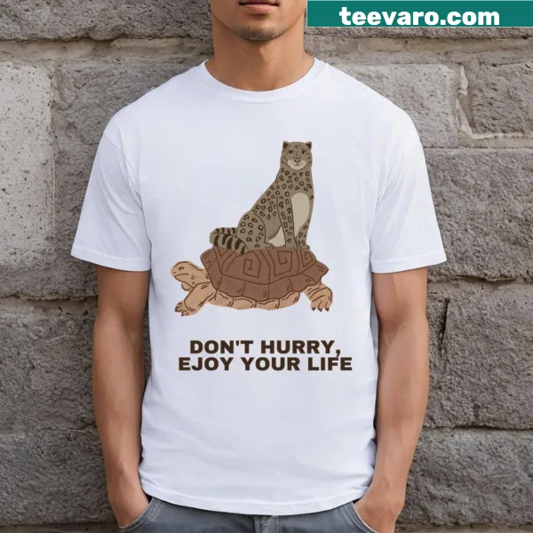 Uplifting typography on a Life-themed T-shirt