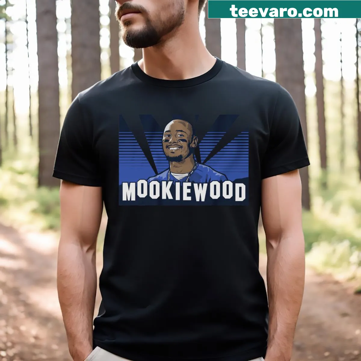 Vintage distressed T-shirt honoring Mookie Betts — on a men's t-shirt