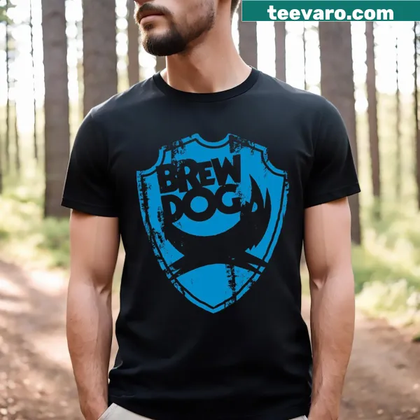 Brewdog logo T-shirt featuring a simple design