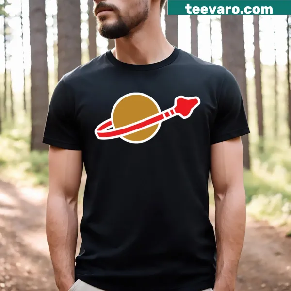 Sleek Classic Space Logo T-shirt with bold design.