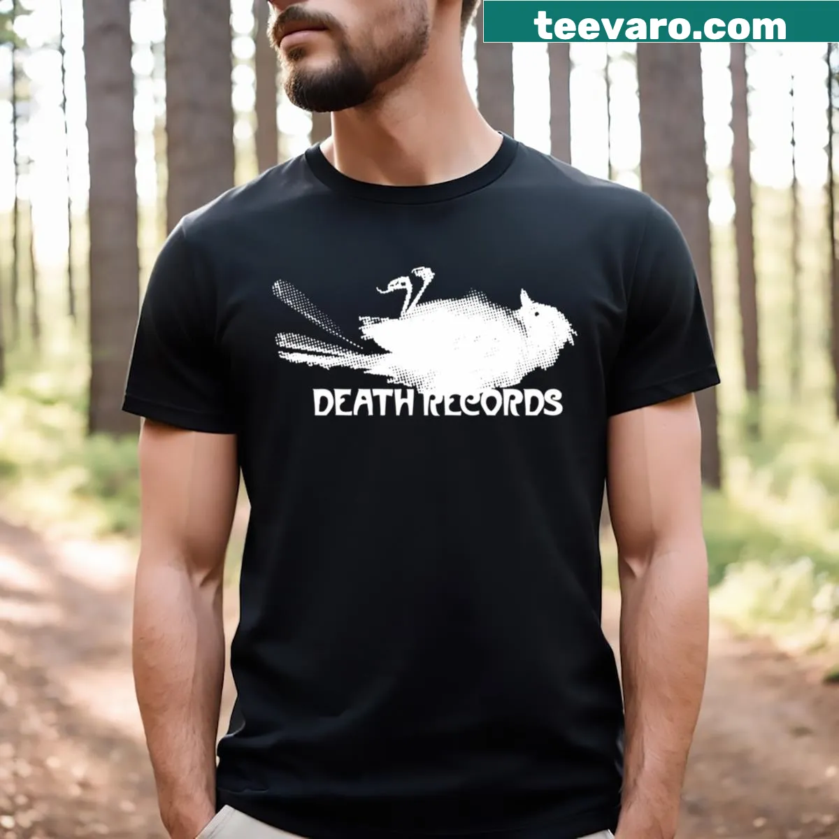 T-shirt featuring artwork inspired by the film Phantom Of The Paradise. — on a men's t-shirt