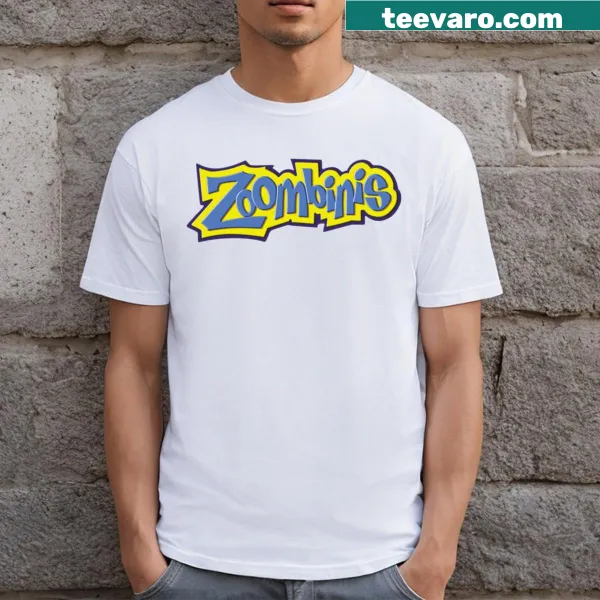 T-shirt featuring the Zoombinis game logo