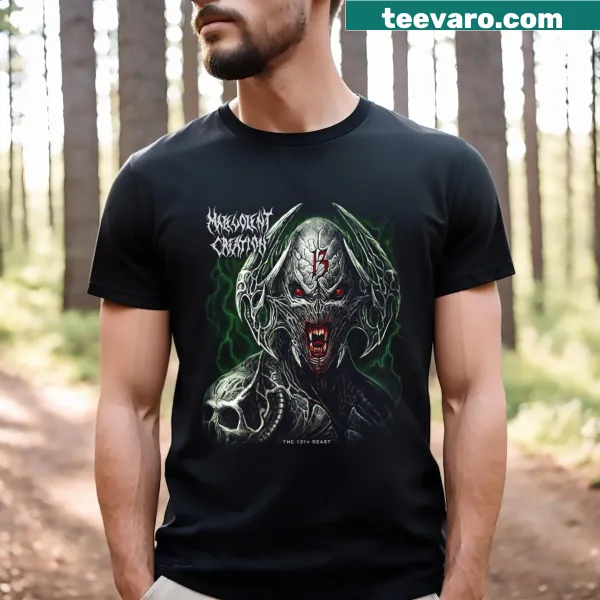 Bold typography design celebrating death metal on a T-shirt