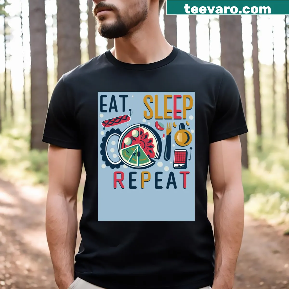T-shirt featuring motivational 'No Limits!' graphic — on a men's t-shirt