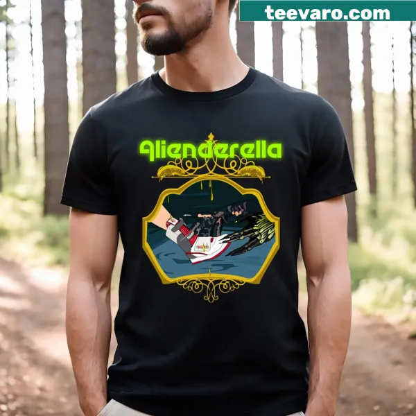 Whimsical Alienella graphic t-shirt