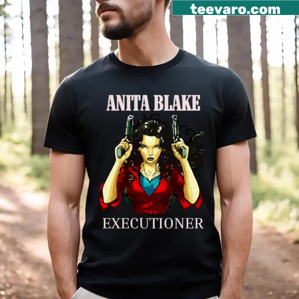 Anita Blake Executioner t-shirt with character illustration