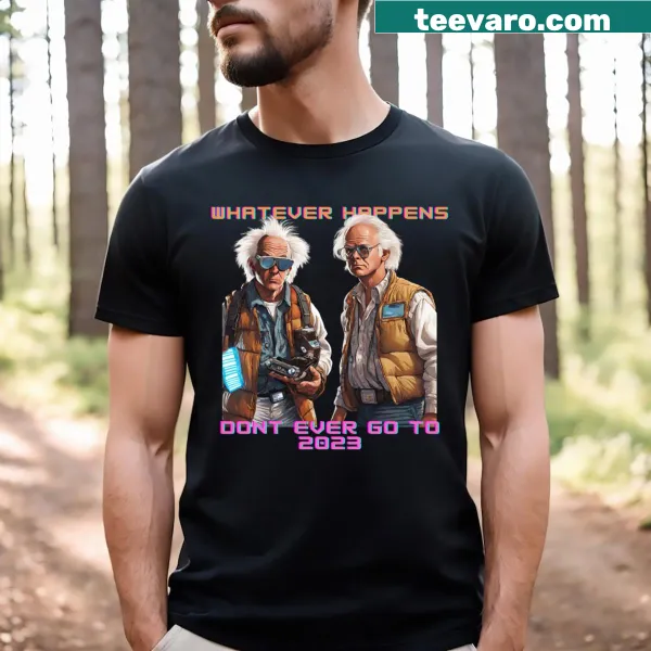 T-shirt featuring nostalgic graphic from Back to the Future