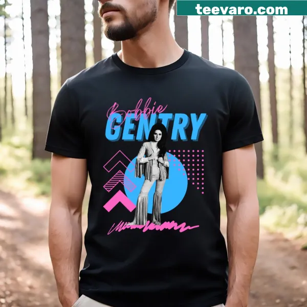 Retro-style t-shirt celebrating Bobbie Gentry with vintage design