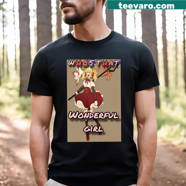Cartoon-style T-shirt with humorous design for fans