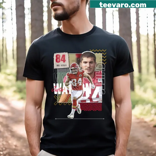 Illustrated shirt inspired by musician Justin Watson