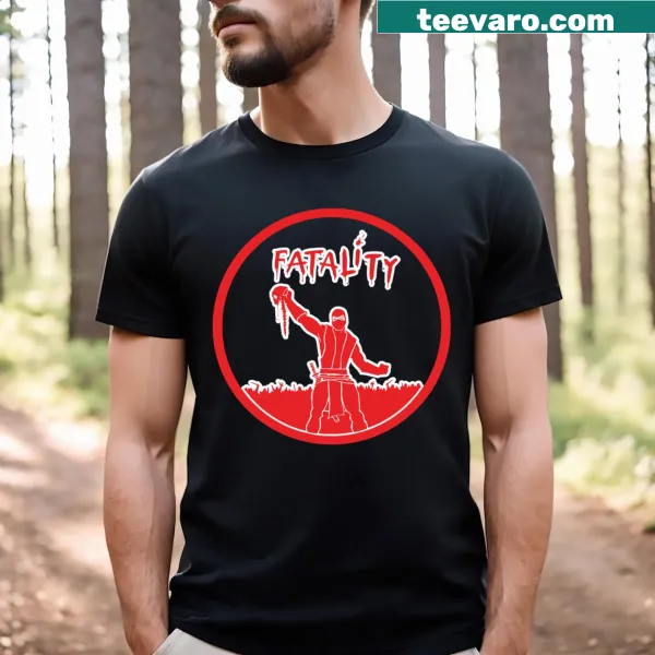 Mortal Kombat Fatality t-shirt with iconic gaming graphics