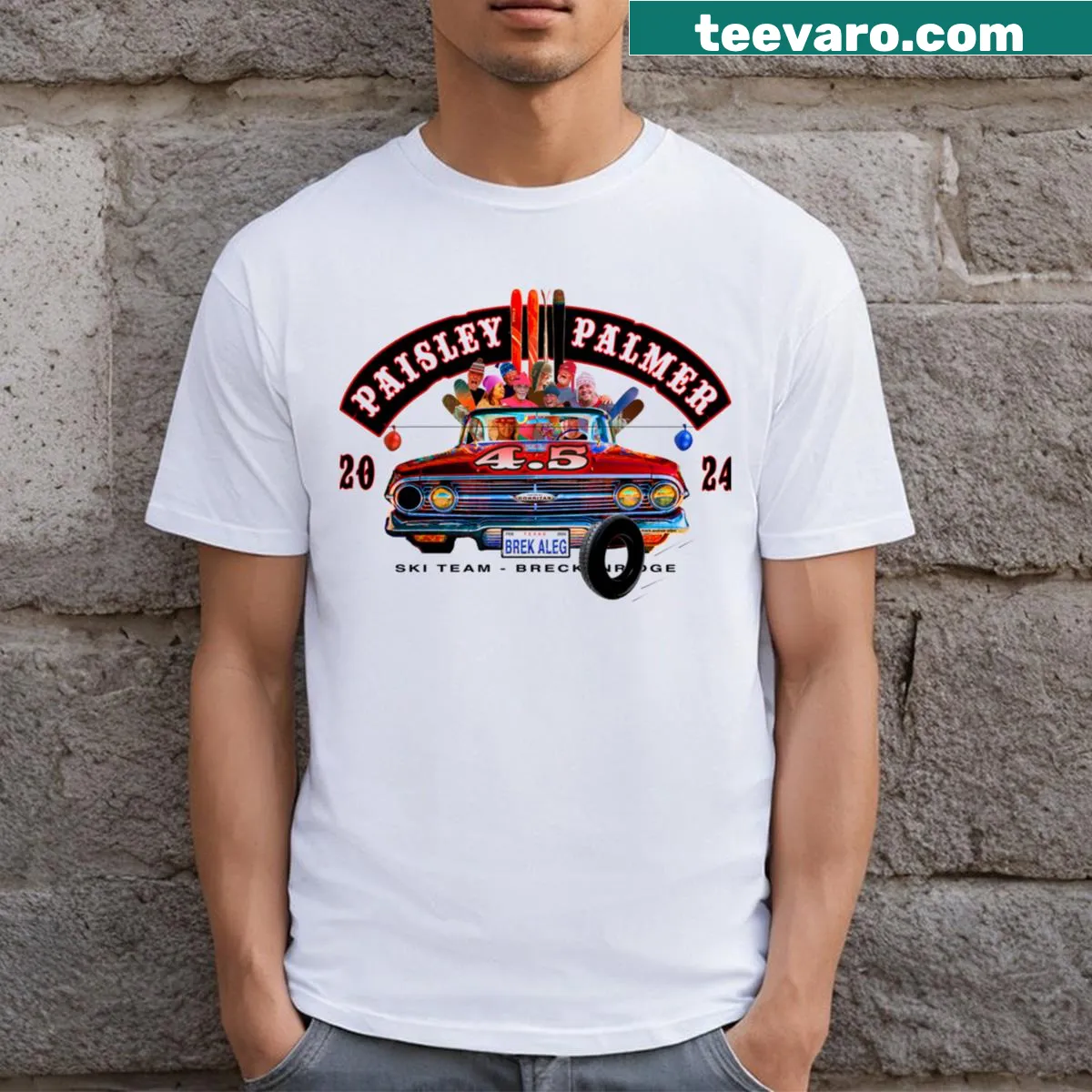 Creative t-shirt with Paisley Palmer theme — on a men's t-shirt