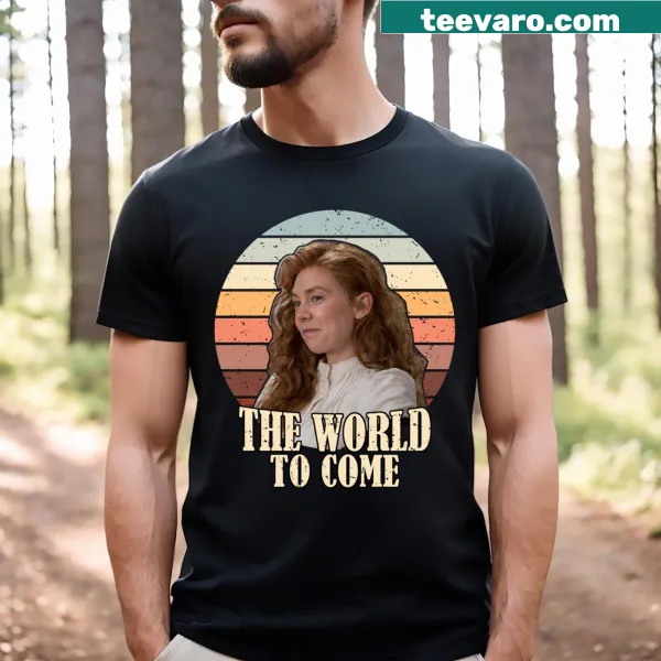 T-shirt showcasing an illustration inspired by The World To Come.