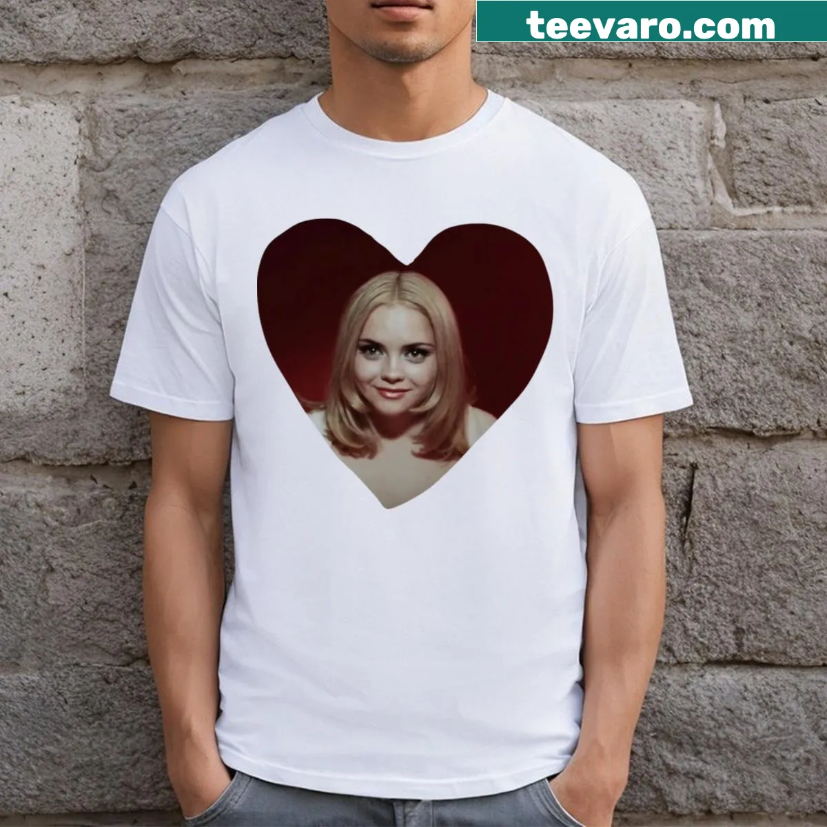 Film-inspired T-shirt featuring Christina Ricci from Buffalo 66 — on a men's t-shirt