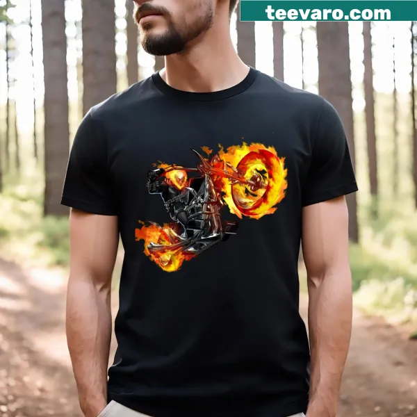 Cosmic-themed Ghostly Cruise T-shirt with detailed illustrations